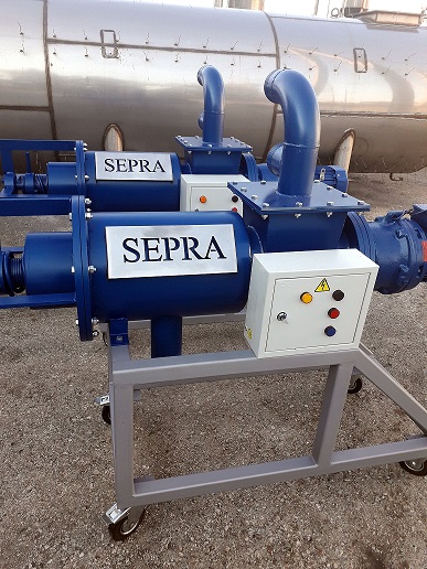 Separator SEPRA for oil sludge processing